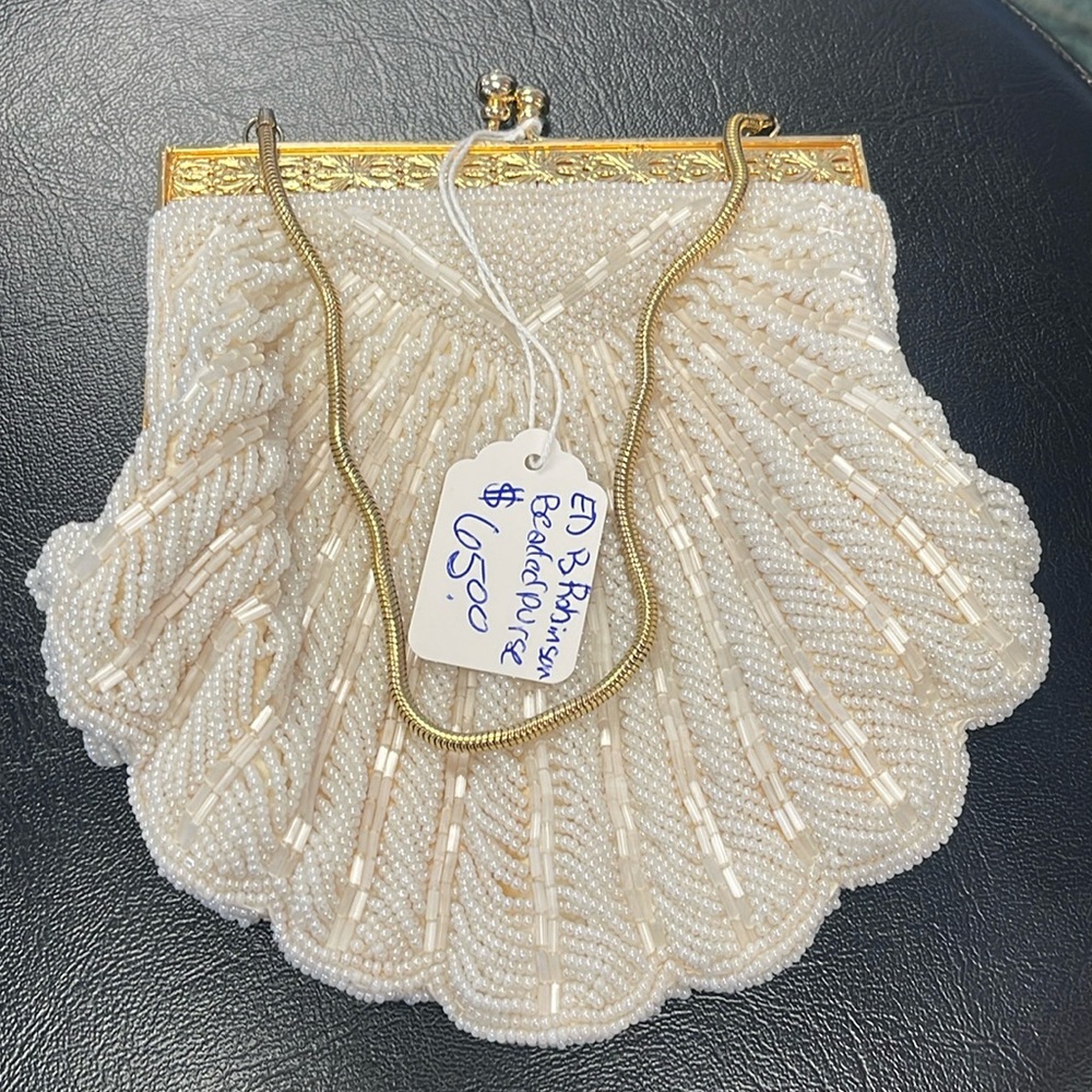 Ed B Robinson Beaded Bag